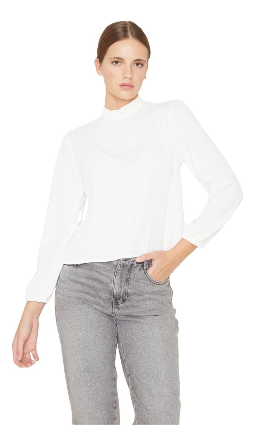 BLUSA PAULA II BLANCA JACINTA TIENDA - 1