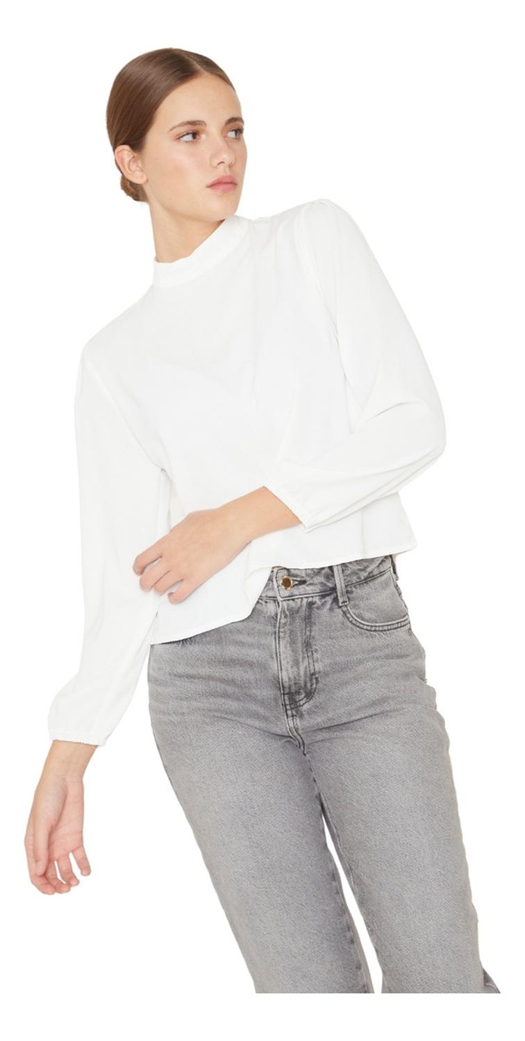 BLUSA PAULA II BLANCA JACINTA TIENDA - 4