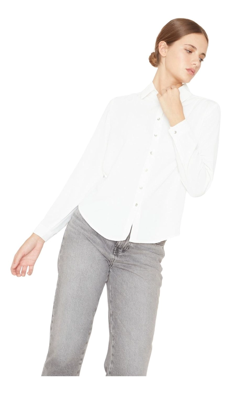 BLUSA SARA III EN COLOR BLANCO JACINTA TIENDA - 4