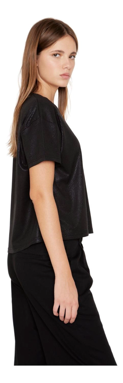 POLERA KURT GLITTER EN COLOR NEGRO JACINTA TIENDA - 2