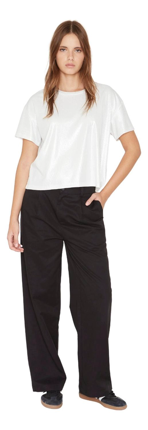 POLERA KURT GLITTTER EN COLOR BLANCO JACINTA TIENDA - 5