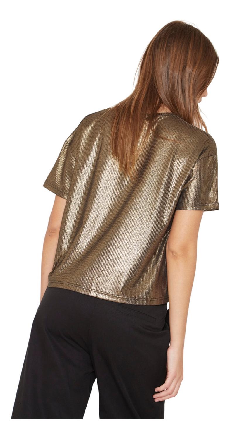 POLERA KURT GLITTER DORADA JACINTA TIENDA - 3