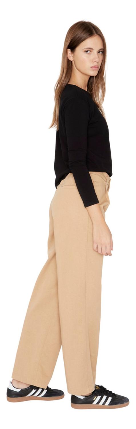 PANTALÓN ALGODÓN MUJER JACINTA TIENDA CAMEL SASTRE - 2