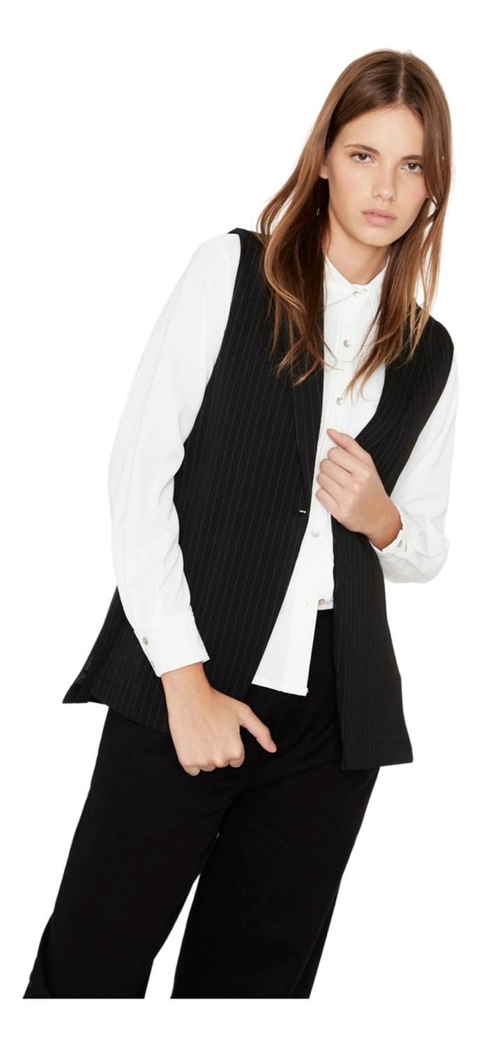 BLAZER OWEN RAYAS NEGRO JACINTA TIENDA - 4