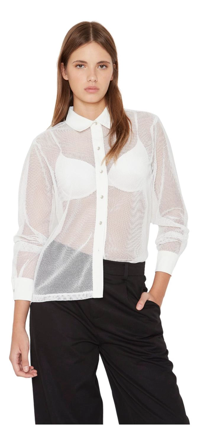 BLUSA SARA RED EN COLOR BLANCO JACINTA TIENDA - 1