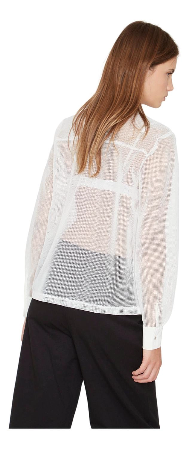 BLUSA SARA RED EN COLOR BLANCO JACINTA TIENDA - 3