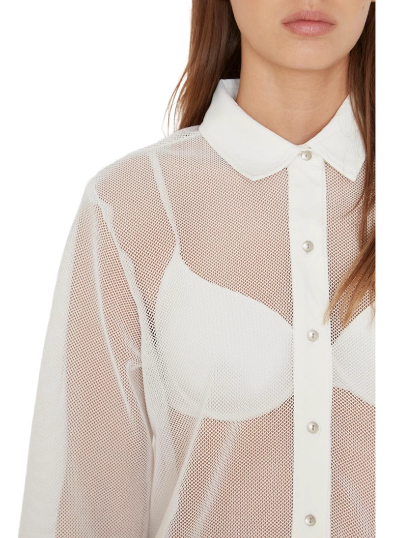 BLUSA SARA RED EN COLOR BLANCO JACINTA TIENDA - 6