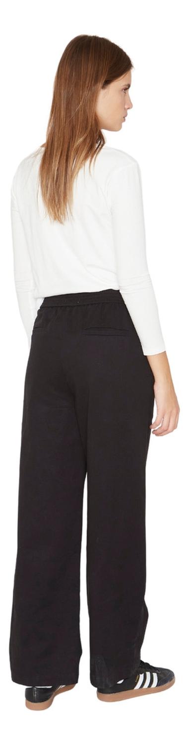 PANTALÓN ALGODÓN MUJER JACINTA TIENDA NEGRO SASTRE - 3