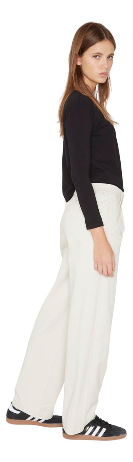 PANTALÓN ALGODÓN MUJER JACINTA TIENDA CRUDO SASTRE - 2