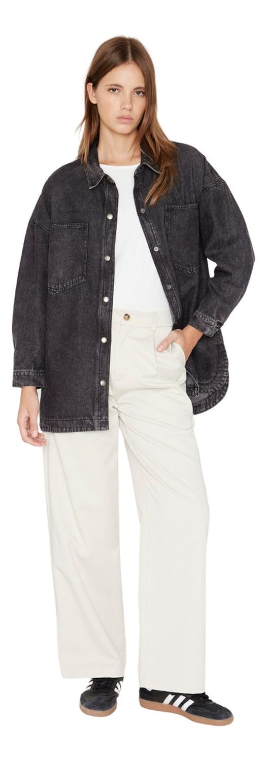 PANTALÓN ALGODÓN MUJER JACINTA TIENDA CRUDO SASTRE - 5