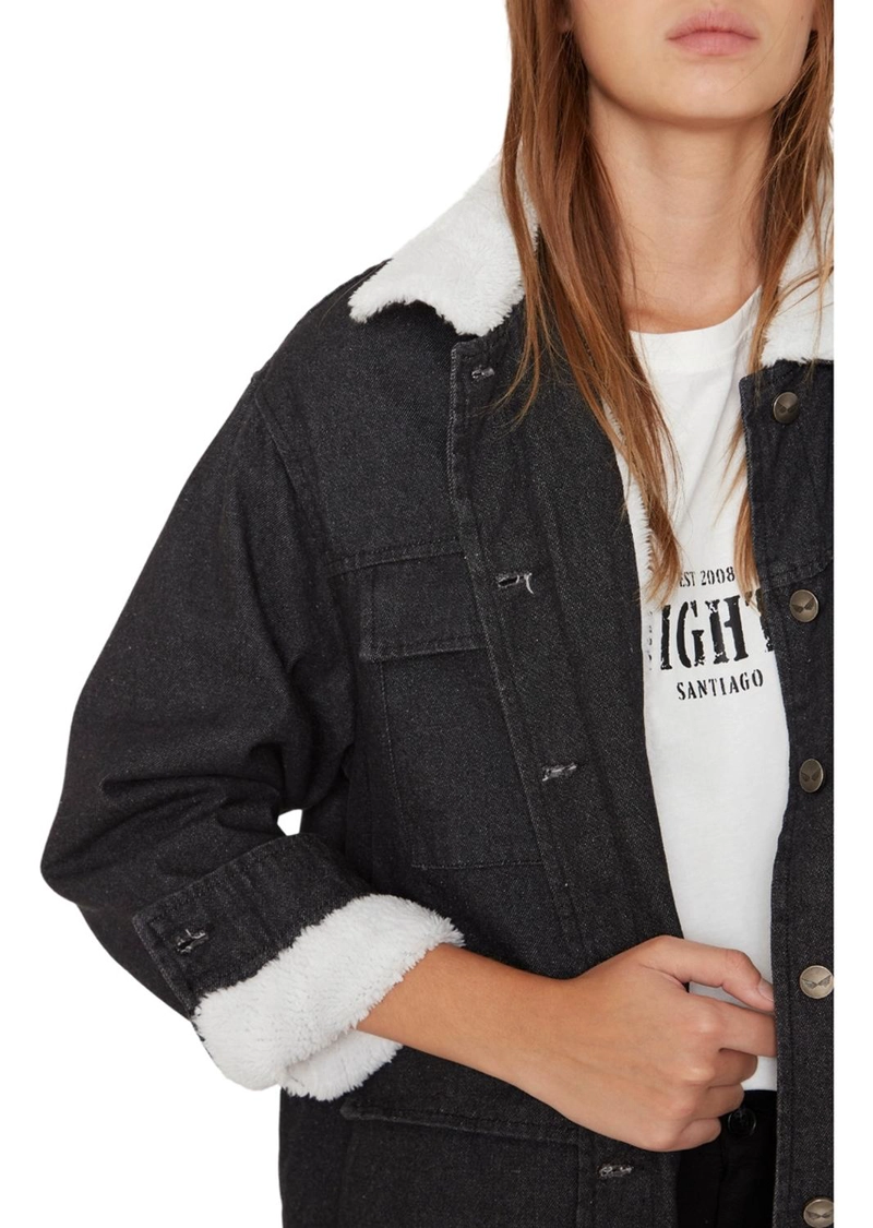 CHAQUETA JAMES DENIM EN COLOR NEGRO JACINTA TIENDA - 5