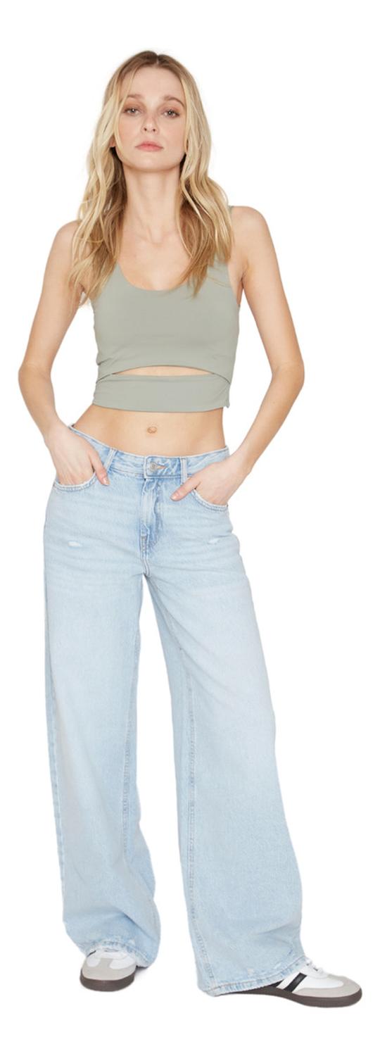 CROPTOP CUT OUT VERDE JACINTA TIENDA - 4