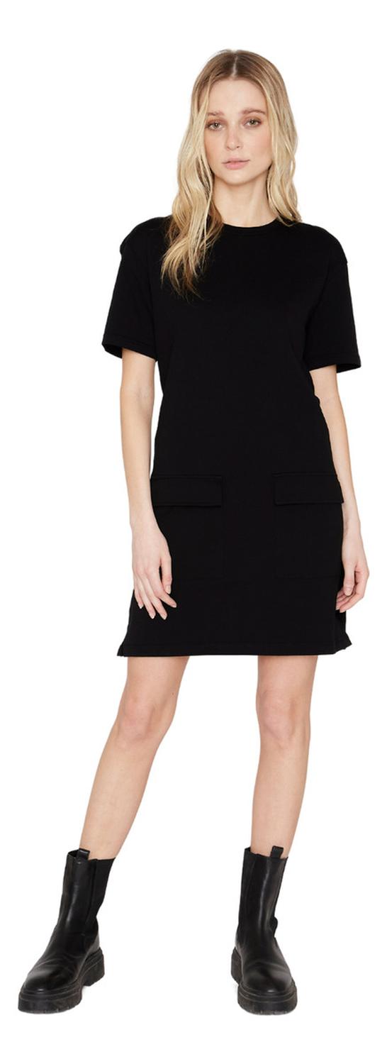 VESTIDO ALGODÓN MUJER JACINTA TIENDA NEGRO CARGO - 2