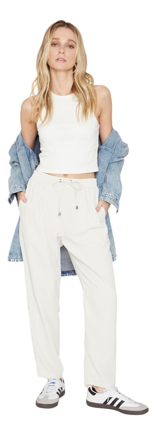 PANTALÓN JOGGER MUJER JACINTA TIENDA CRUDO SUMMER - 1