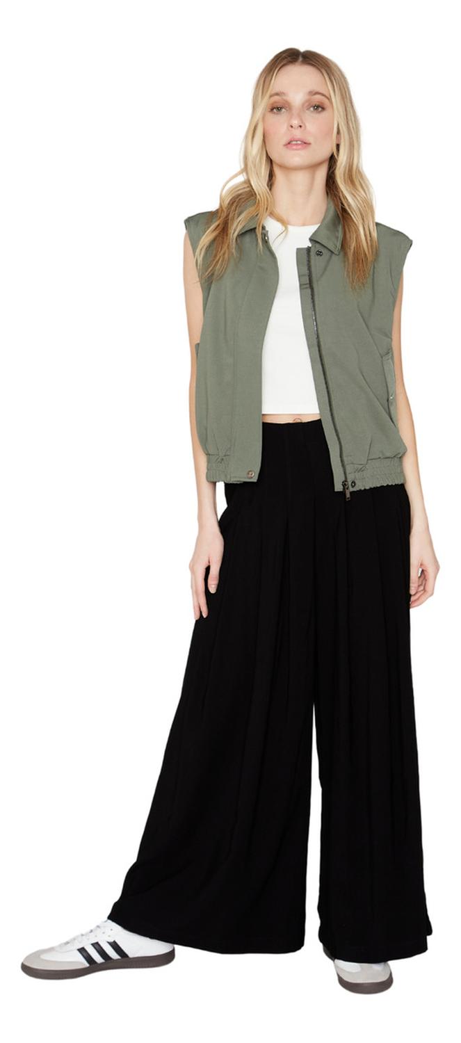 PANTALÓN MUJER JACINTA TIENDA NEGRO PRAGA LARGO - 1