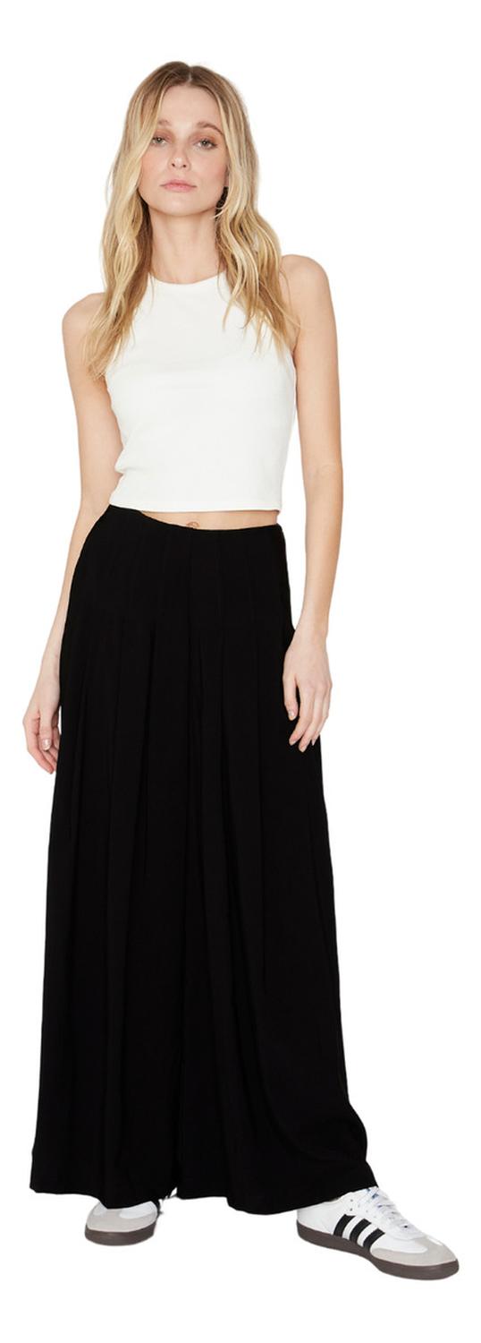 PANTALÓN MUJER JACINTA TIENDA NEGRO PRAGA LARGO - 3