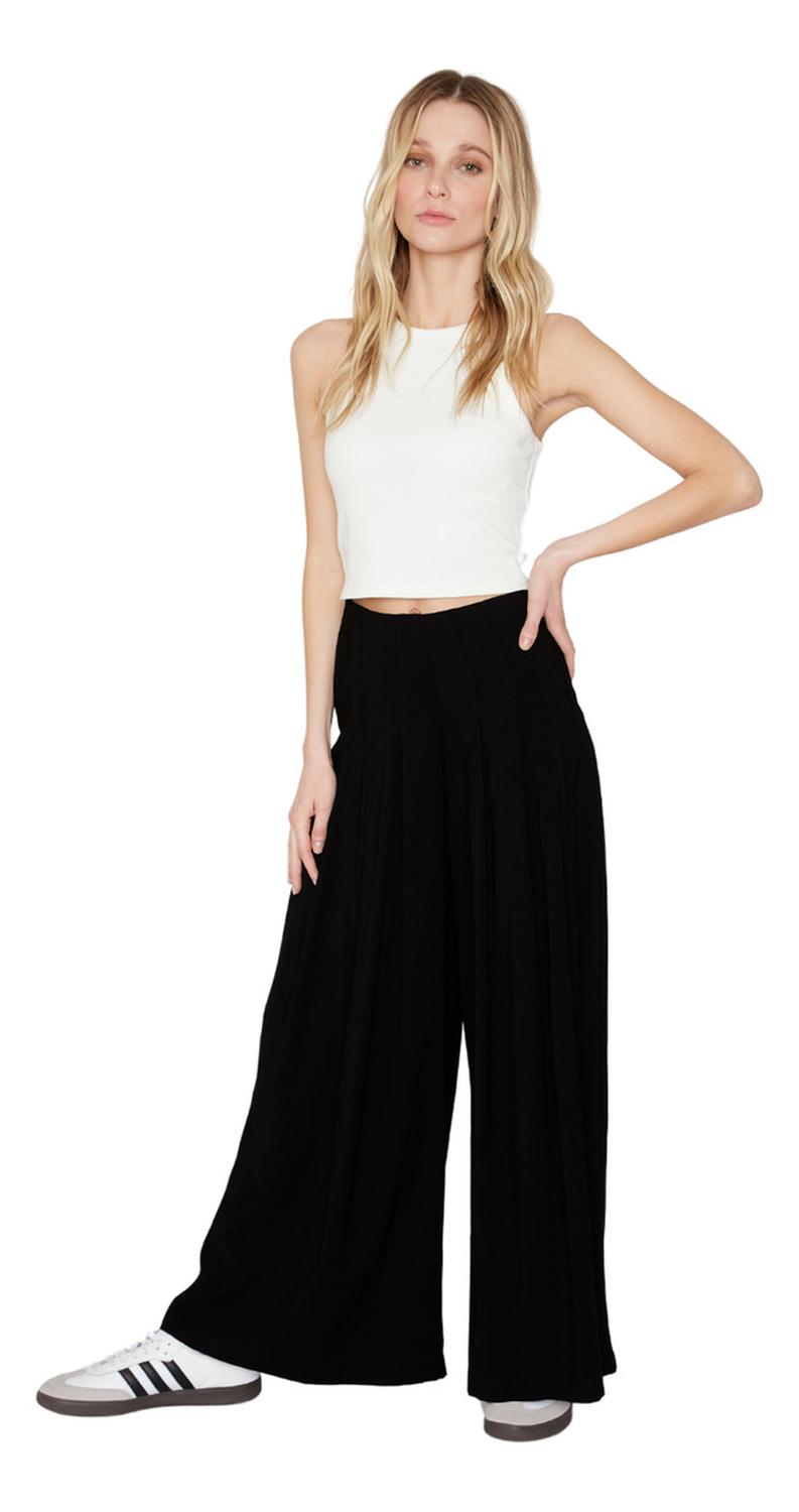 PANTALÓN MUJER JACINTA TIENDA NEGRO PRAGA LARGO - 4