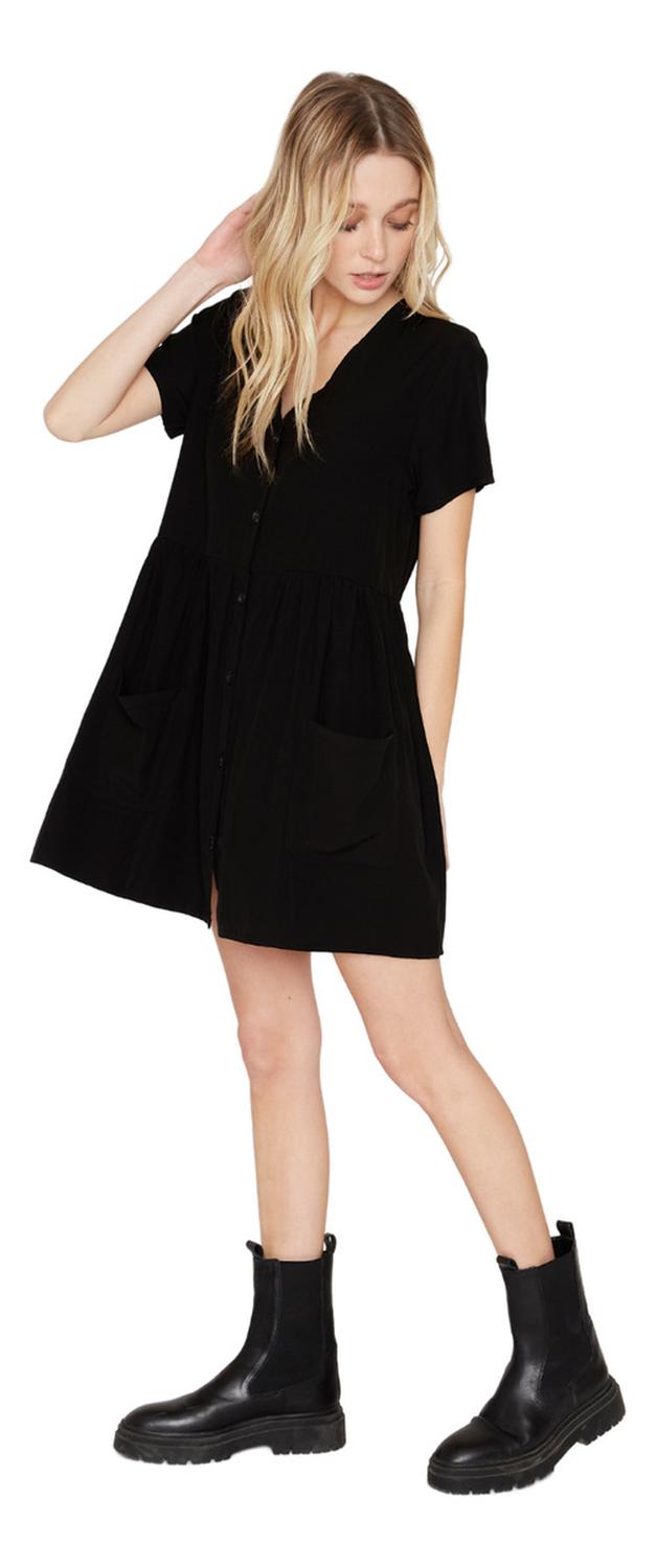 VESTIDO MUJER JACINTA TIENDA NEGRO FRANCA - 3