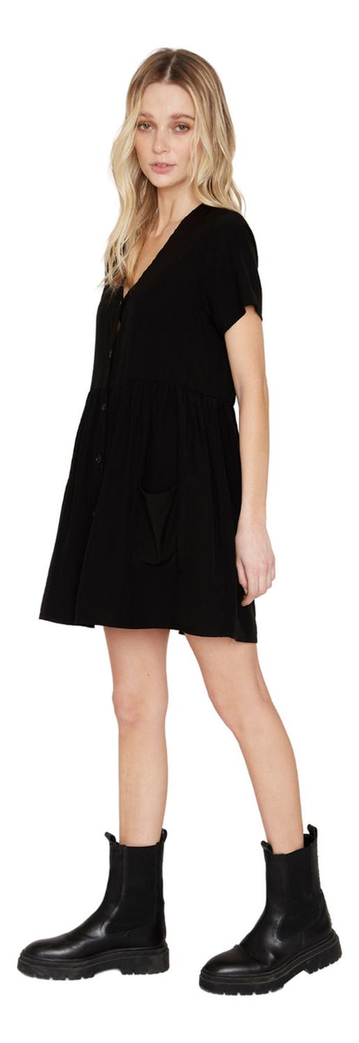 VESTIDO MUJER JACINTA TIENDA NEGRO FRANCA - 4