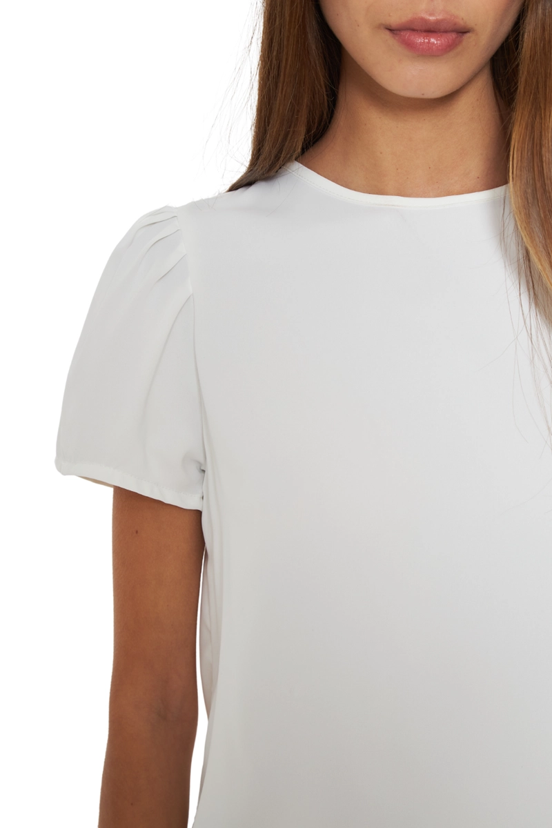 BLUSA OLIVIA SATIN EN COLOR BLANCO JACINTA TIENDA - 5