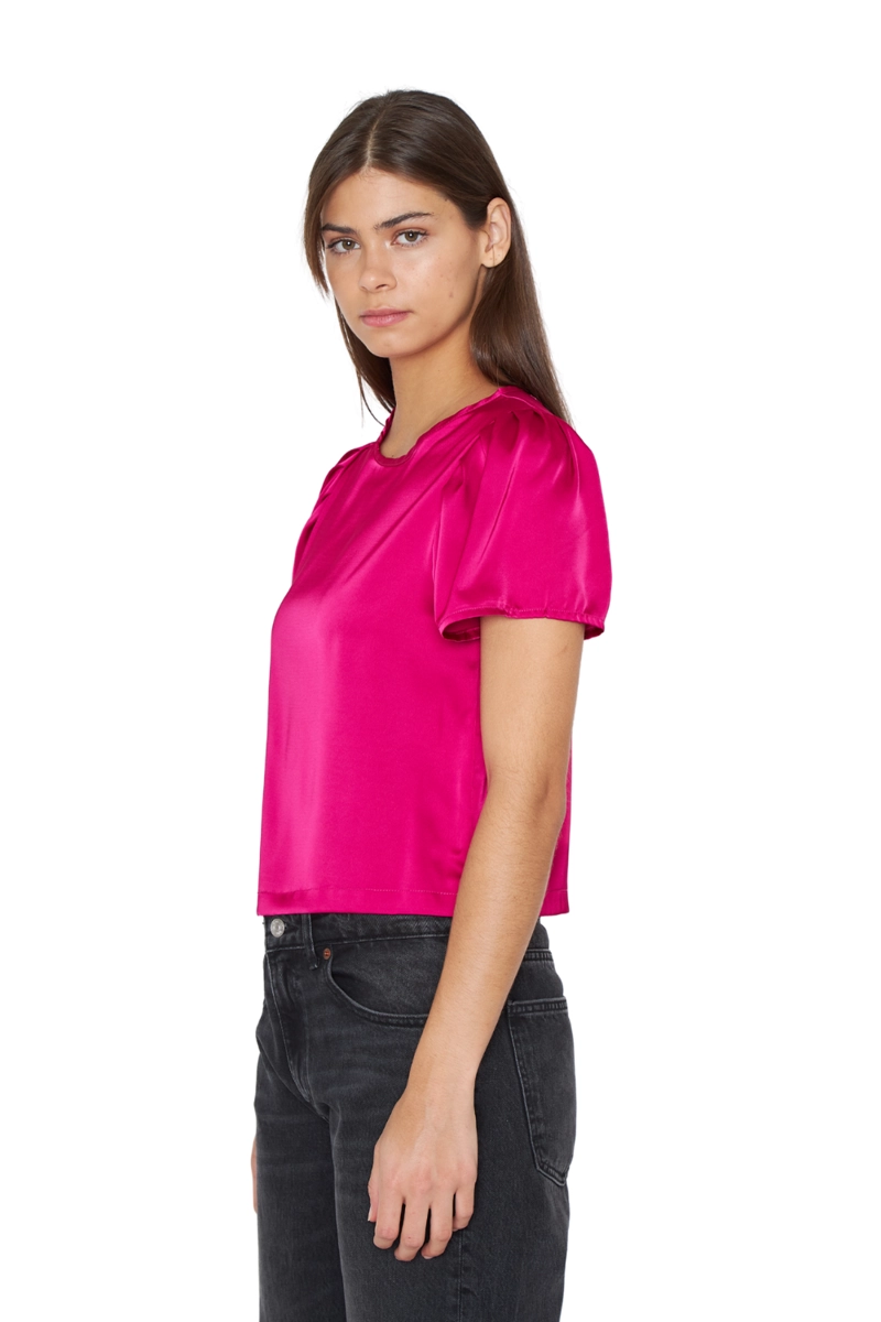 BLUSA OLIVIA SATIN FUCSIA JACINTA TIENDA - 2