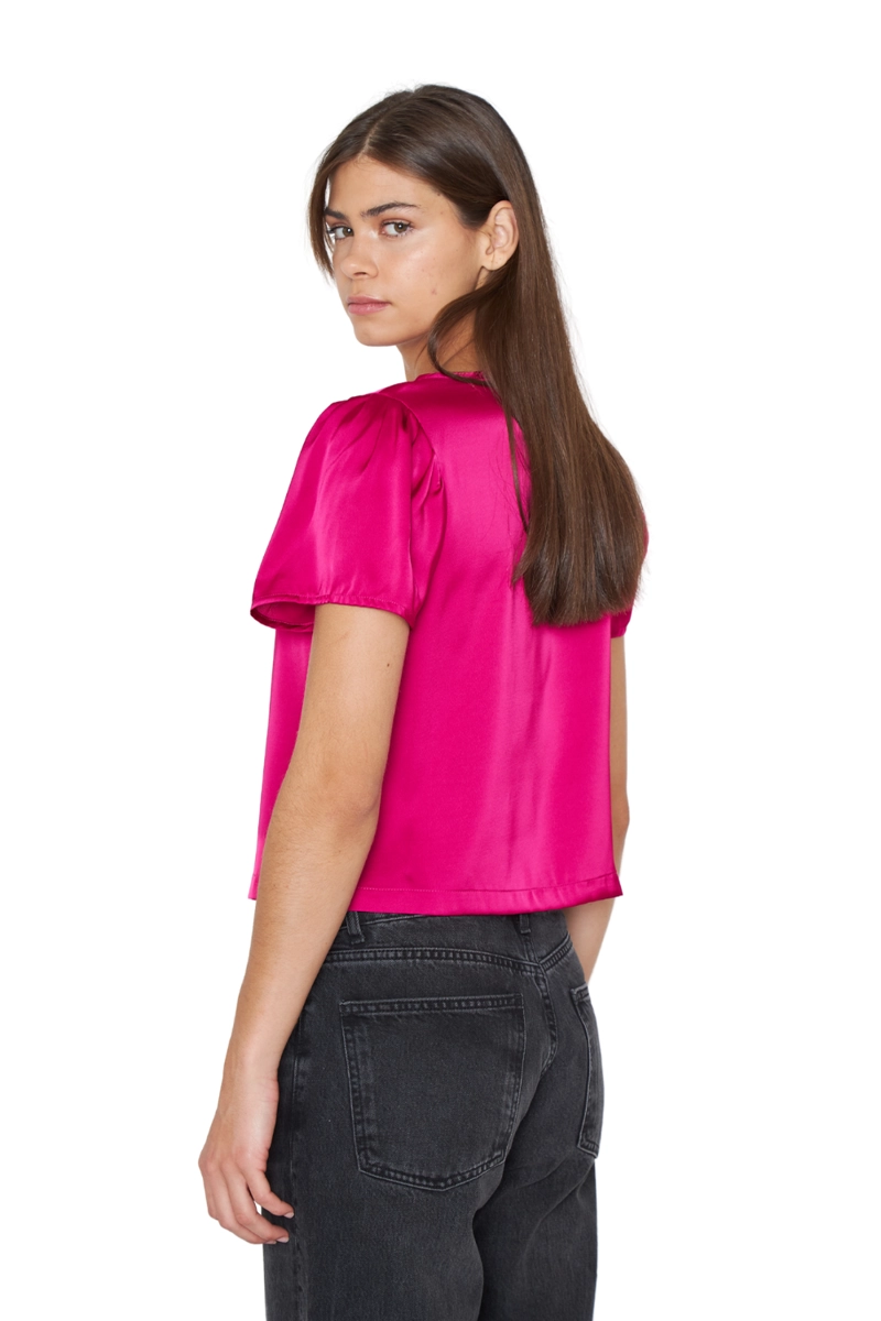 BLUSA OLIVIA SATIN FUCSIA JACINTA TIENDA - 4