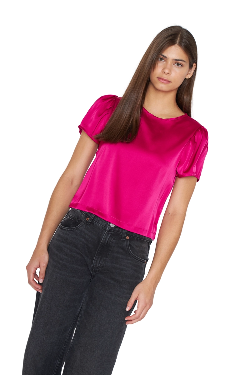 BLUSA OLIVIA SATIN FUCSIA JACINTA TIENDA - 5