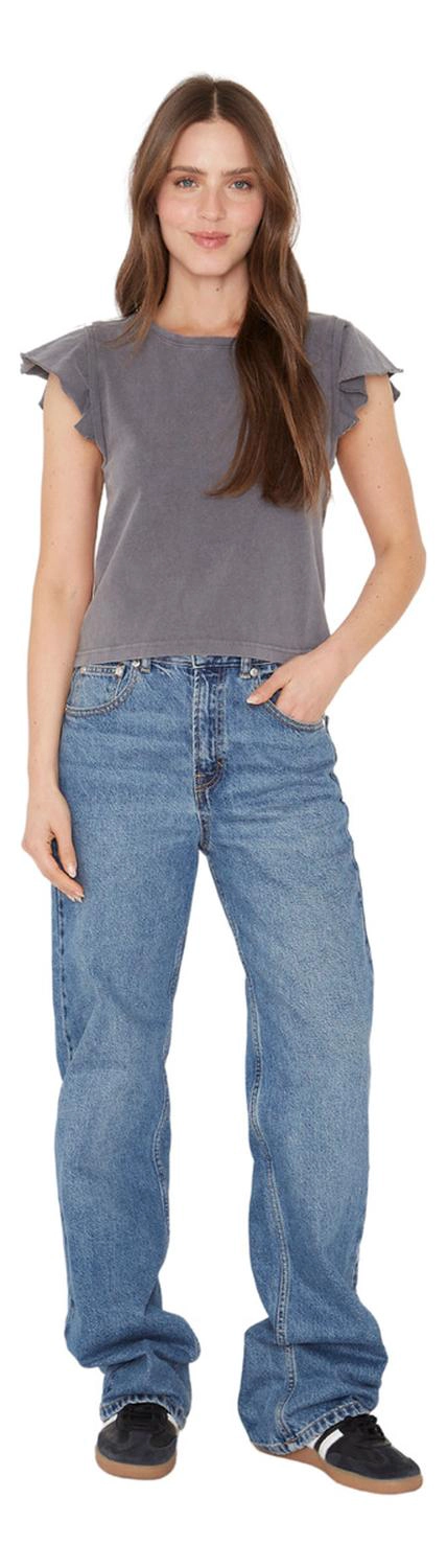 POLERA GRACIA ALITAS III GRIS JACINTA TIENDA - 5