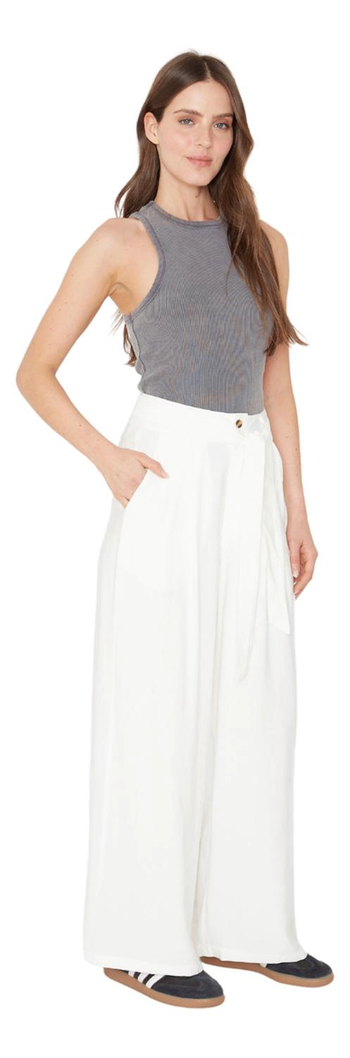 PANTALON LAURA II BLANCO JACINTA TIENDA - 3