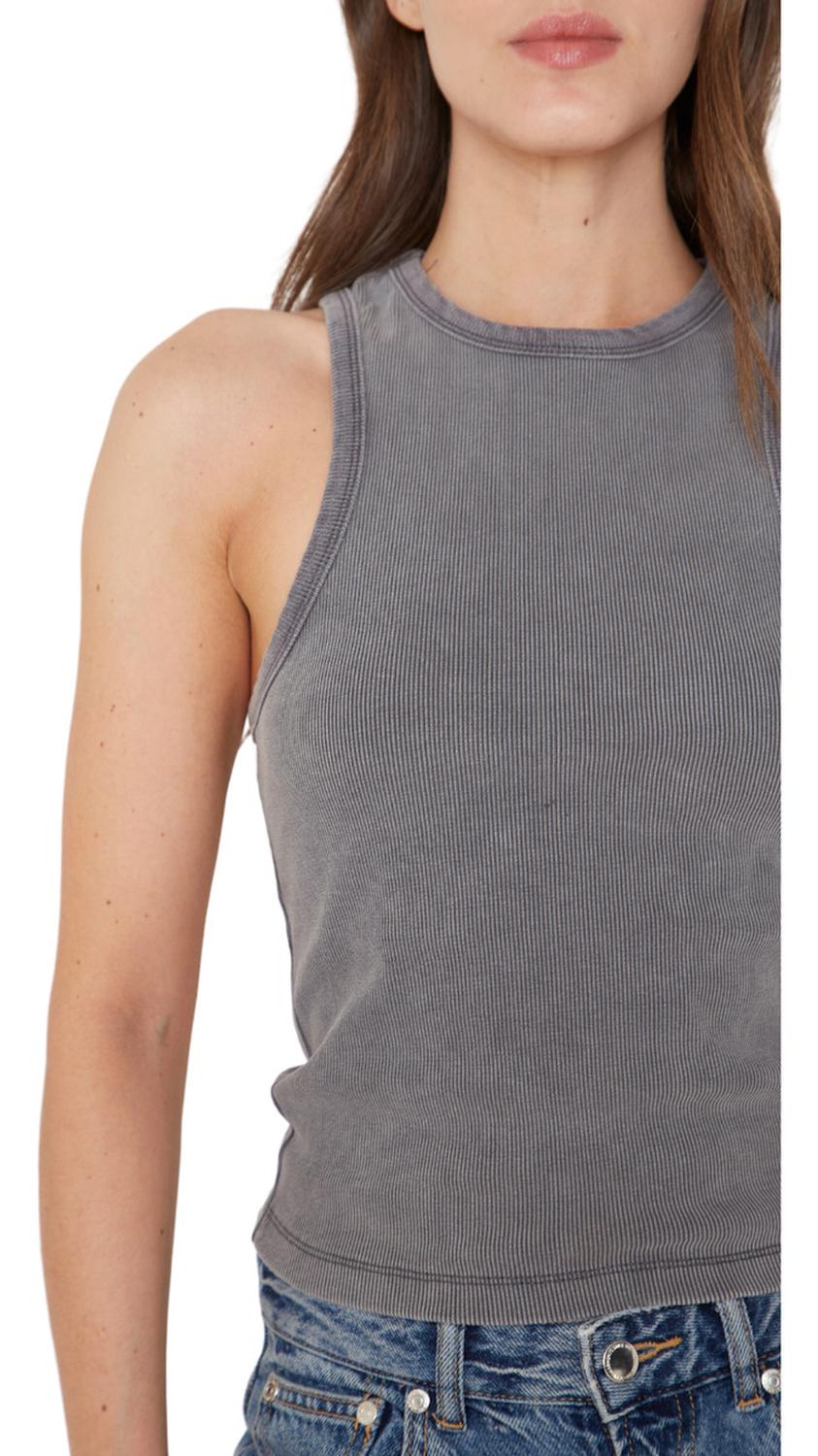 RIB TANK TOP GRIS JACINTA TIENDA - 6