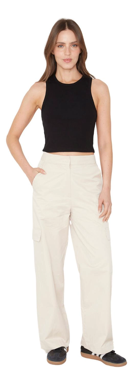 RIB TANK TOP CROP NEGRO JACINTA TIENDA - 6