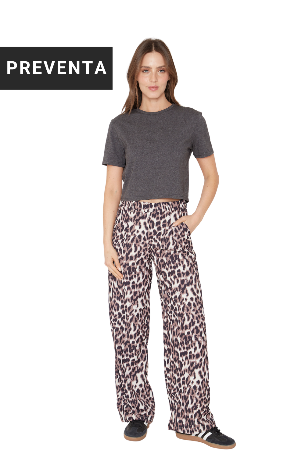 PANTALÓN MUJER JACINTA TIENDA NEGRO LUPE ANIMAL PRINT - 9