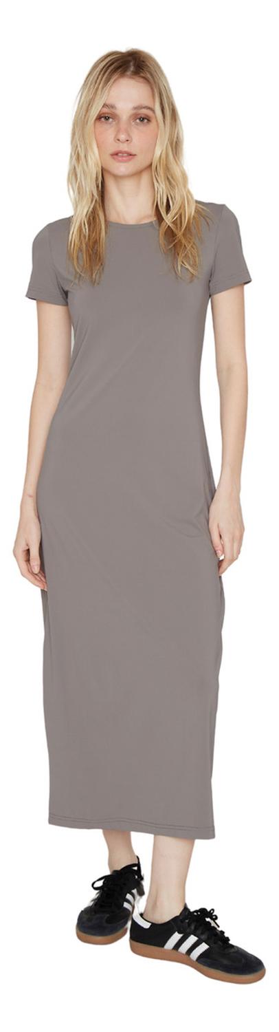 VESTIDO LUISA GRIS JACINTA TIENDA - 1