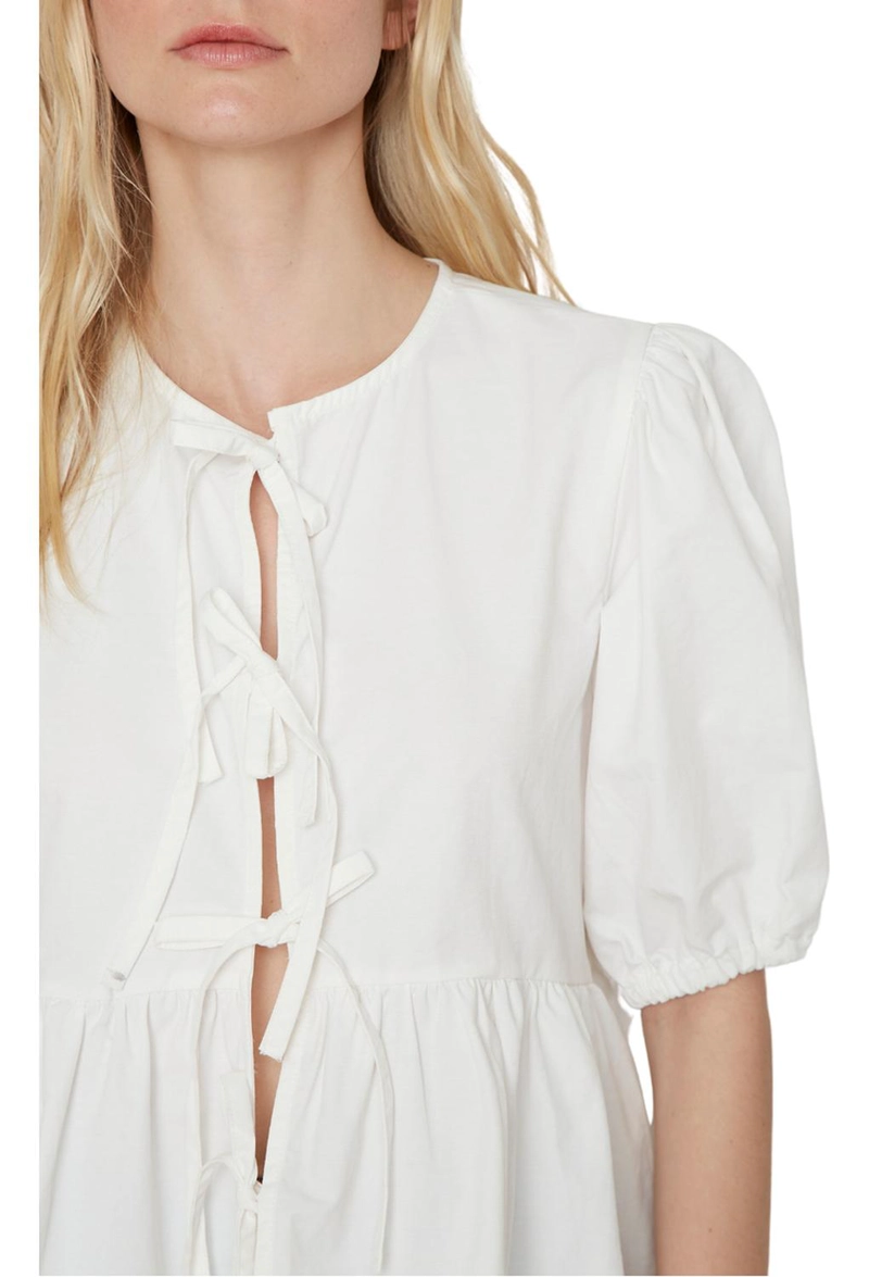 BLUSA LAZOS EN COLOR BLANCO JACINTA TIENDA - 7