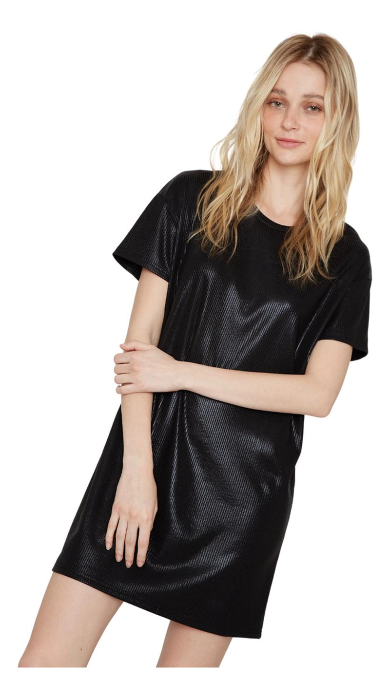 VESTIDO KURT GLITTER NEGRO JACINTA TIENDA - 4