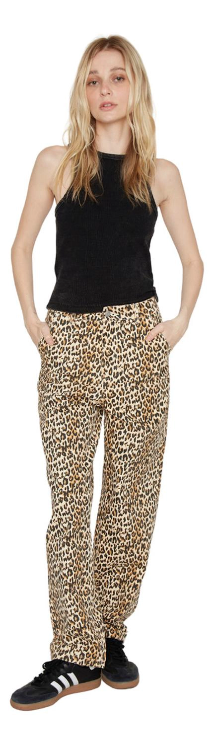 PANTALON ANIMAL PRINT DENIM JACINTA TIENDA - 1