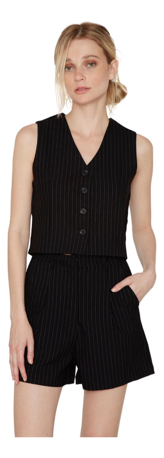 VEST OWEN RAYAS NEGRO JACINTA TIENDA - 2