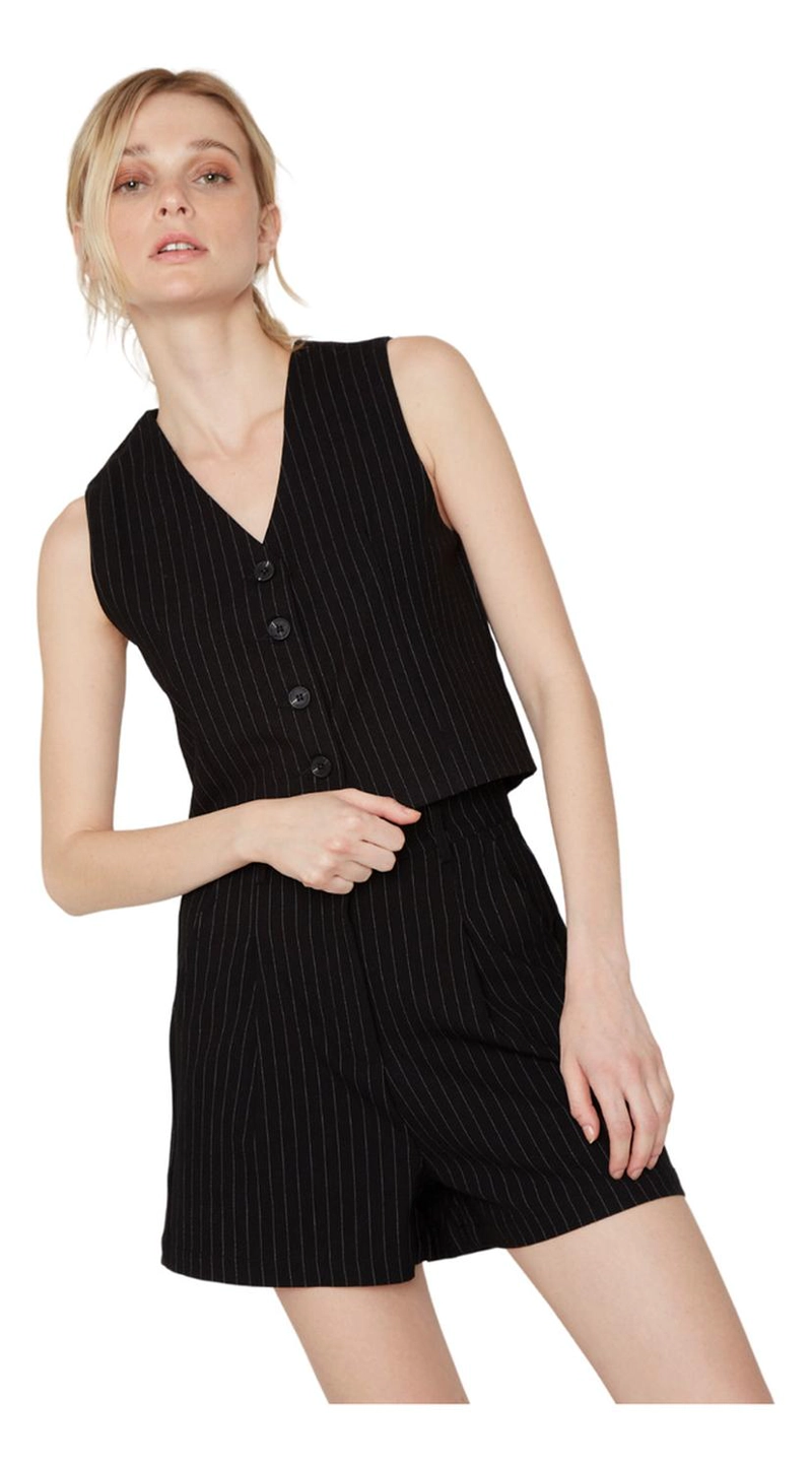 VEST OWEN RAYAS NEGRO JACINTA TIENDA - 3