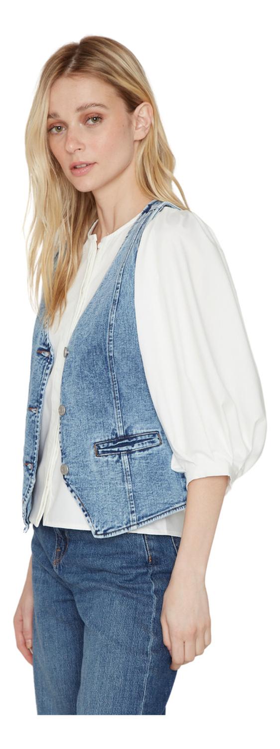 VEST DENIM AZUL JACINTA TIENDA - 2
