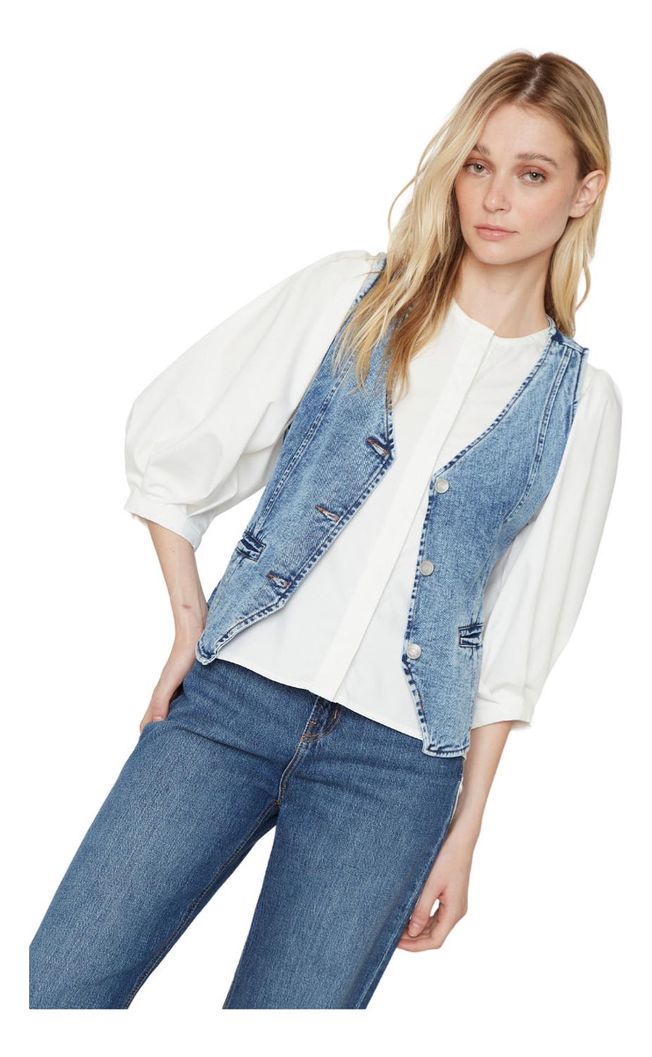 VEST DENIM AZUL JACINTA TIENDA - 5