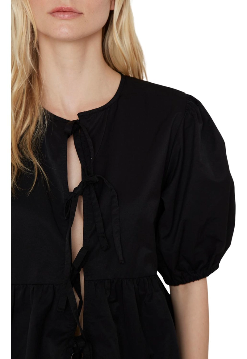 BLUSA LAZOS EN COLOR NEGRO JACINTA TIENDA - 6