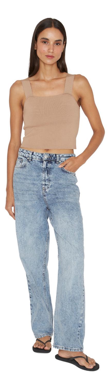 TOP MUJER JACINTA TIENDA CAMEL CLARA - 5