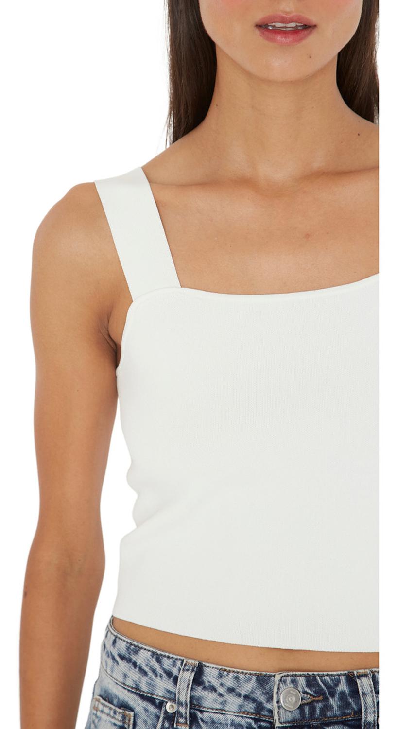 TOP MUJER JACINTA TIENDA BLANCO CLARA - 6