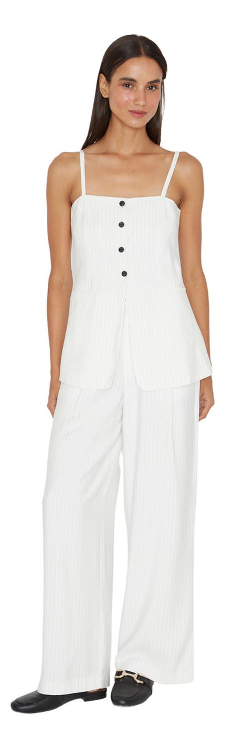 POLERA MUJER JACINTA TIENDA BLANCO OXFORD - 2