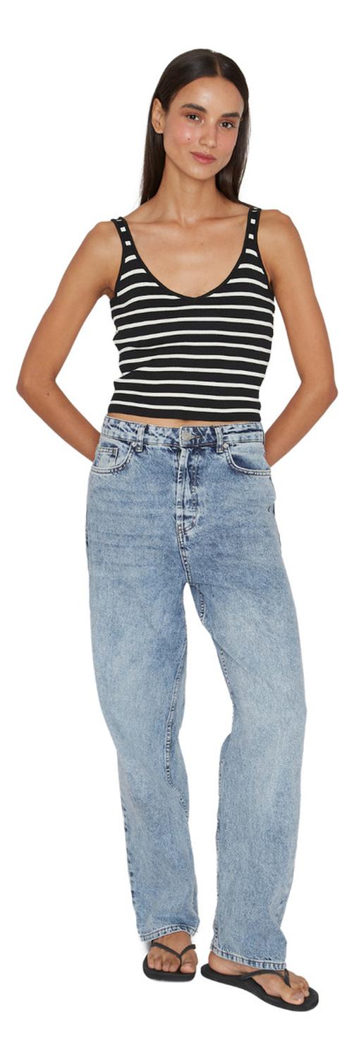 TOP MUJER JACINTA TIENDA NEGRO Y BLANCO CELINE - 5