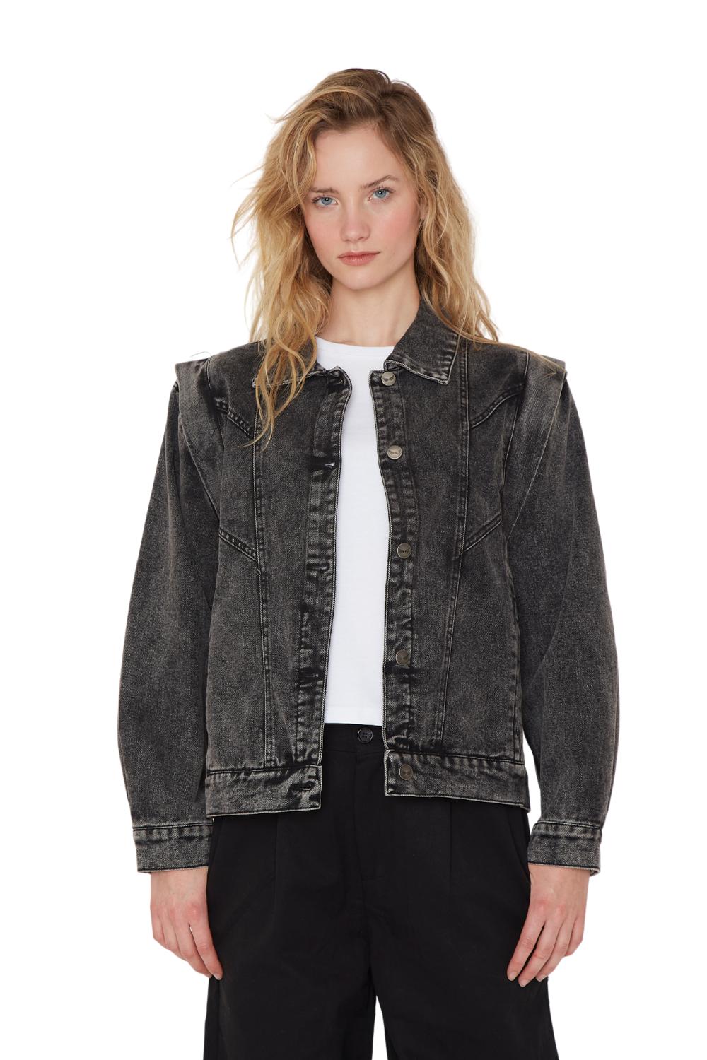 CHAQUETA SIENA GRIS JACINTA TIENDA - 1