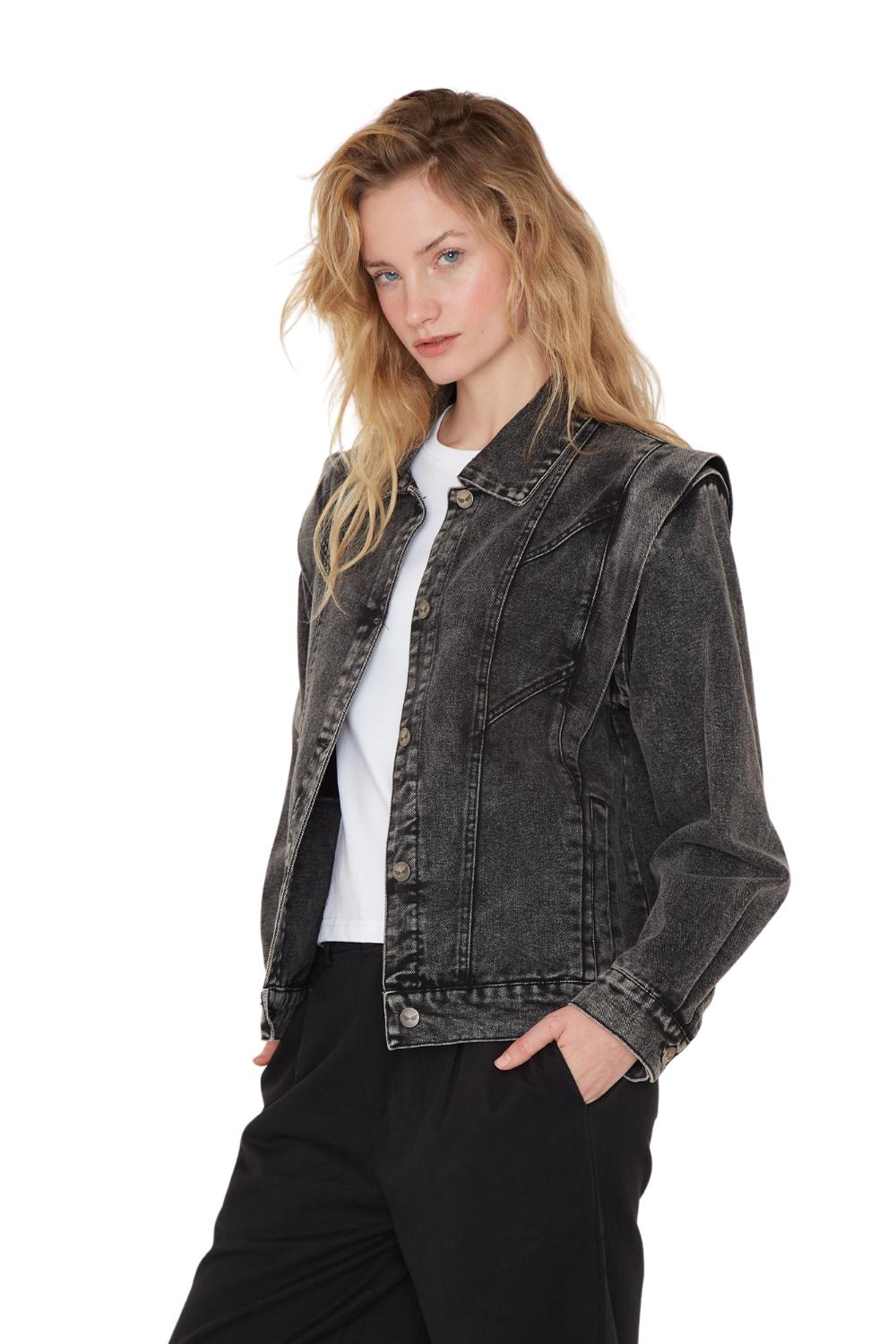 CHAQUETA SIENA GRIS JACINTA TIENDA - 3