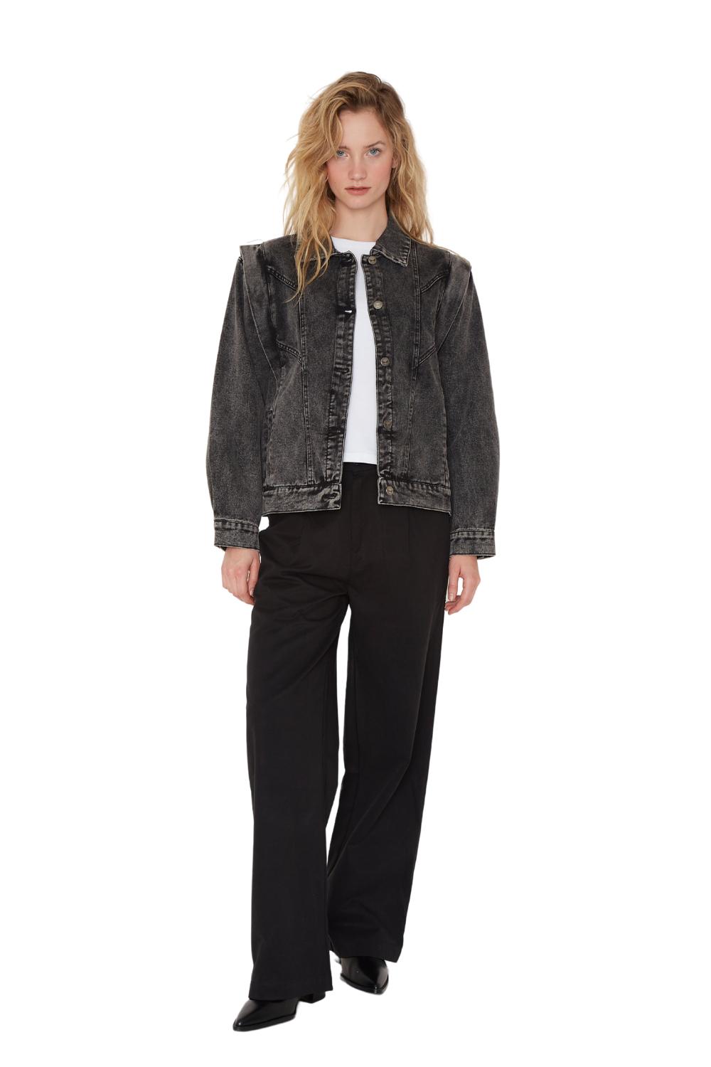 CHAQUETA SIENA GRIS JACINTA TIENDA - 4