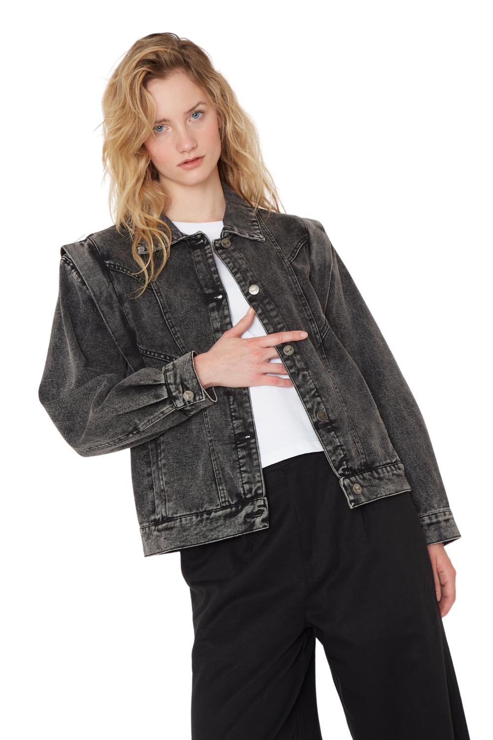 CHAQUETA SIENA GRIS JACINTA TIENDA - 6