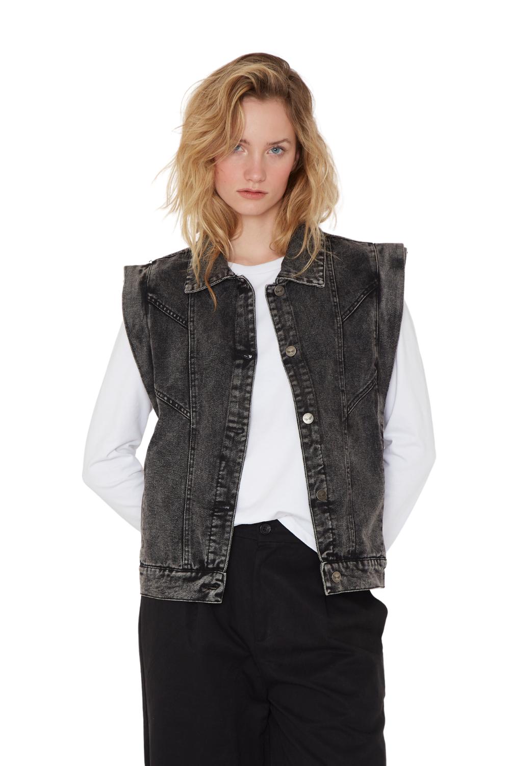 CHAQUETA SIENA GRIS JACINTA TIENDA - 7